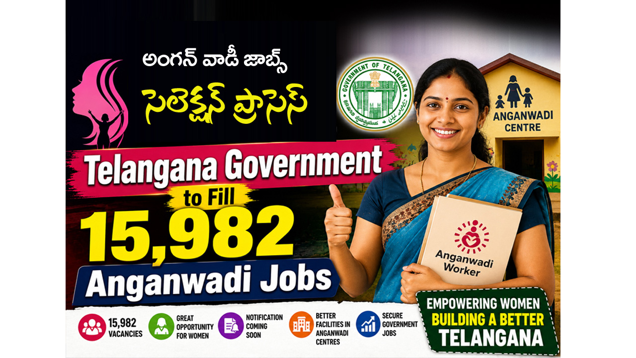 anganwadi recruitment 2026 telangana